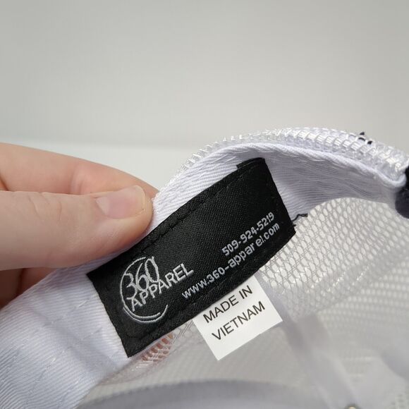 Lansing Trade Group Idaho Strapback Trucker Hat Black One Size Mesh Back - Picture 8 of 8